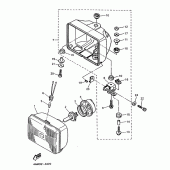 Схема узла: Фара Yamaha FZX750