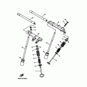 Схема вузла: Клапан Yamaha XV1600 Wild Star