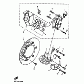 Схема узла: Передний тормоз Yamaha YZ426F