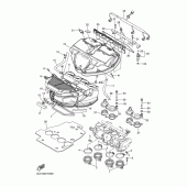 Схема вузла: Впускна система Yamaha YZF-R6/YZF600 R6