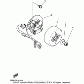 Схема узла: Генератор Yamaha WR250 WR250Z
