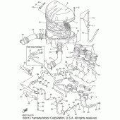 Схема вузла: Впускна система Yamaha YZF600R Thundercat