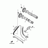 Схема вузла: Распредвал и Цепь ГРМ Yamaha TDM900