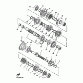 Схема узла: Трансмиссия Yamaha YZF-R1 R1S