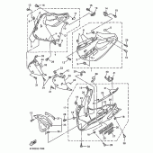 Схема вузла: Облицювальні елементи Yamaha YZF1000R Thunderace