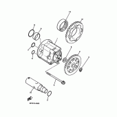 Схема вузла: Масляний насос Yamaha XJR1300