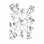 Схема вузла: Електроустаткування 1 Yamaha VMX12 V-MAX