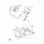 Схема вузла: Вихлопна система Yamaha YZF-R6/YZF600 R6