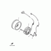 Схема вузла: Генератор Yamaha TW225