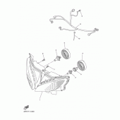 Схема узла: Фара Yamaha FZ8 FZ8 FAZER