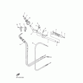 Схема вузла: Кермо та Тросики Yamaha YZF-R1 R1