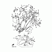 Схема узла: Крыло Yamaha XJ900 Diversion