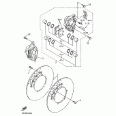 Схема узла: Передний тормоз Yamaha YZF1000R Thunderace
