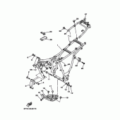Схема вузла: Рама Yamaha TW200