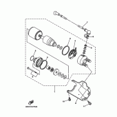 Схема вузла: Електричний стартер Yamaha YP250 Majesty
