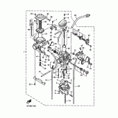Схема вузла: Карбюратор 2 Yamaha XT600 XT600
