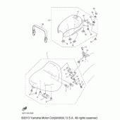 Схема вузла: Сидіння Yamaha XVS650 V-Star Classic