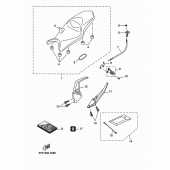 Схема вузла: Сидіння Yamaha MT07/ MTT690 MT-07 Tracer