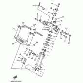 Схема узла: Рулевой механизм Yamaha TT250R TT-R