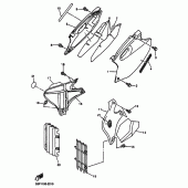 Схема вузла: Бічна кришка Yamaha YZ426F