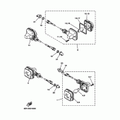 Схема узла: Поворотники Yamaha TW125