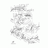 Схема узла: Бак топливный 2 Yamaha MT07/ MTT690 MT-07