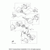 Схема вузла: Поворотники Yamaha YZF600R Thundercat
