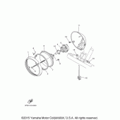 Схема вузла: Фара Yamaha XVS1100 V-Star Custom