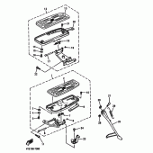 Схема узла: Подножки и Подставка Yamaha XVZ1300 Royal Star Tour Deluxe