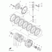 Схема вузла: Зчеплення Yamaha FZ1 FZ1 FAZER (S-TYPE ABS)