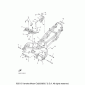 Схема узла: Рама Yamaha YZF600R Thundercat
