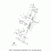 Схема вузла: Рулевий механізм Yamaha XV1700 Road Star S