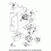 Схема вузла: Впускна система 1 Yamaha XVS1300 V-Star Deluxe