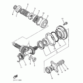 Схема узла: Промежуточная передача Yamaha XJ900 Diversion