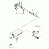 Схема вузла: Вал переключения Yamaha XJ600 Diversion (S-TYPE)