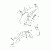 Схема узла: Крыло Yamaha YZ250 YZ250
