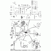 Схема вузла: Електроустаткування (2) Yamaha YZF600R Thundercat