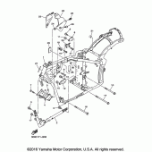 Схема узла: Рама Yamaha XVS1300 V-Star Deluxe