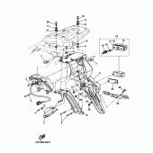 Схема узла: Задний фонарь (Стоп-сигнал) Yamaha XT660 XT660Z Tenere