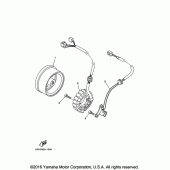 Схема вузла: Генератор Yamaha TW200