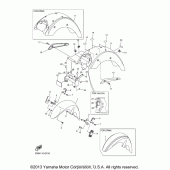 Схема узла: Крыло Yamaha XVS1300 V-Star