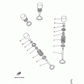 Схема узла: Клапан Yamaha TT250R TT-R