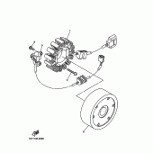 Схема вузла: Генератор Yamaha XV1900 Raider S