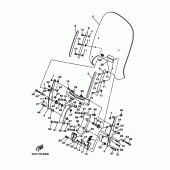 Схема узла: Облицовочные элементы Yamaha XV1900 Stratoliner S