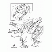 Схема вузла: Бічна кришка Yamaha YZF-R3