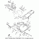 Схема вузла: Рама Yamaha XVZ1300 Venture Royale