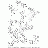 Схема узла: Audio (1) Yamaha XVZ1300 Venture Royale