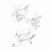 Схема узла: Боковая крышка Yamaha YBR125