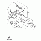 Схема вузла: Генератор Yamaha WR200R