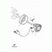 Схема вузла: Генератор Yamaha MT07/MTT690 MT-07 Tracer